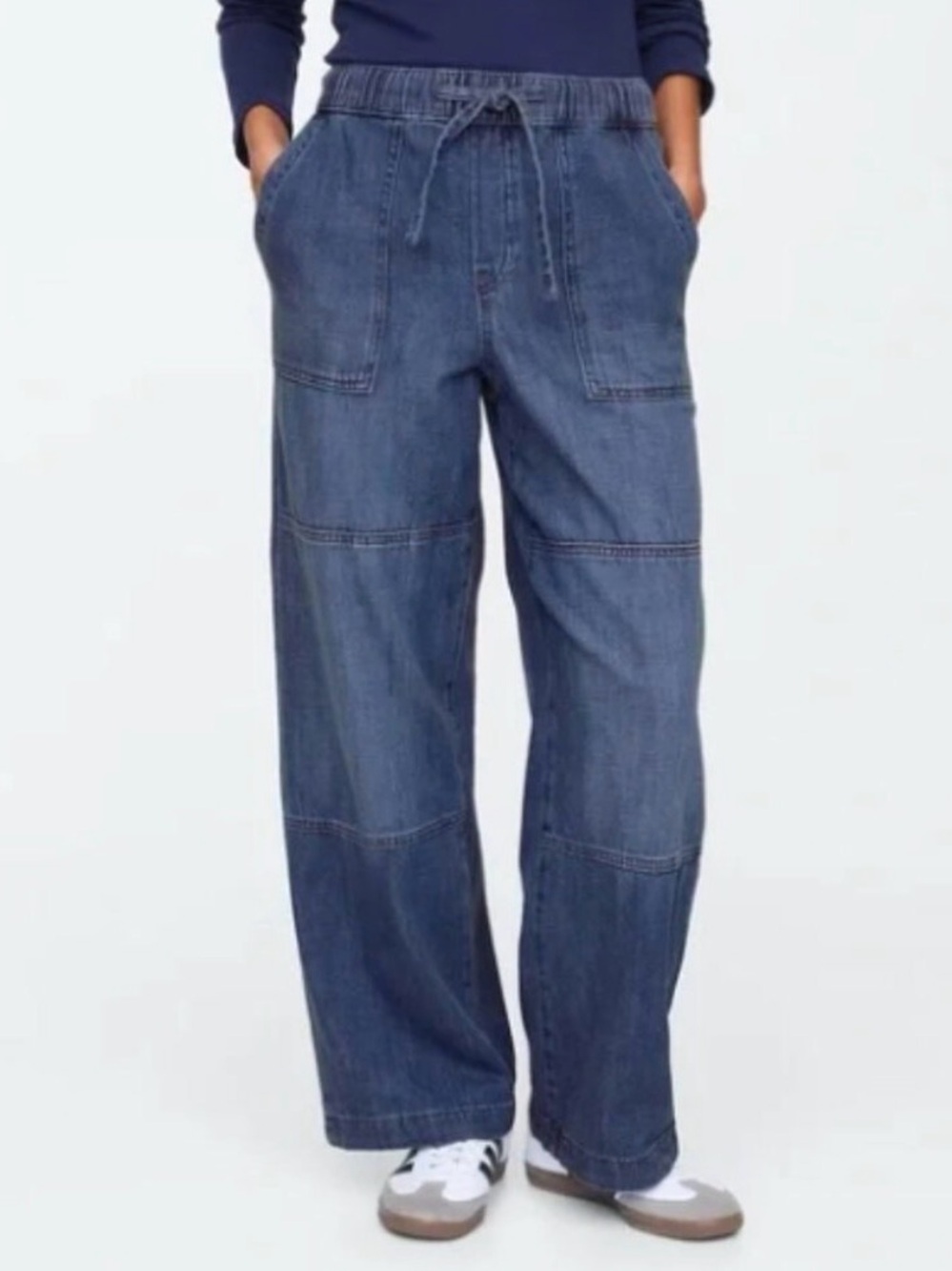 GAP High Rise Seamed Pull-on Jeans